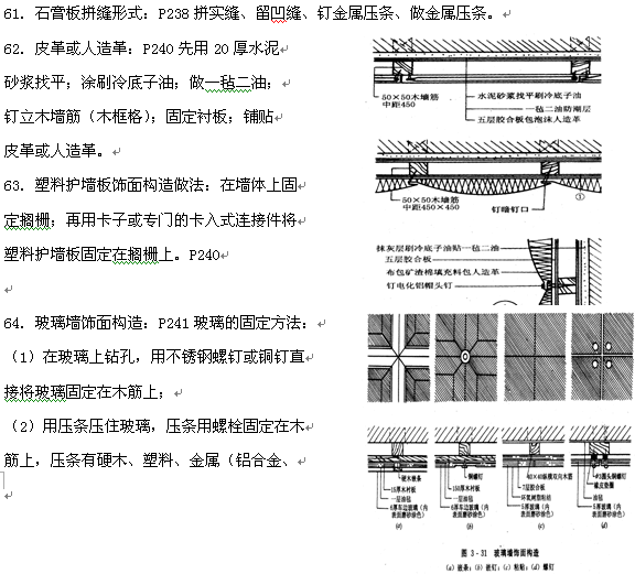 2018年自考建筑装饰构造复习资料七 2019年自考建筑装饰构造复习资料汇总(图6)