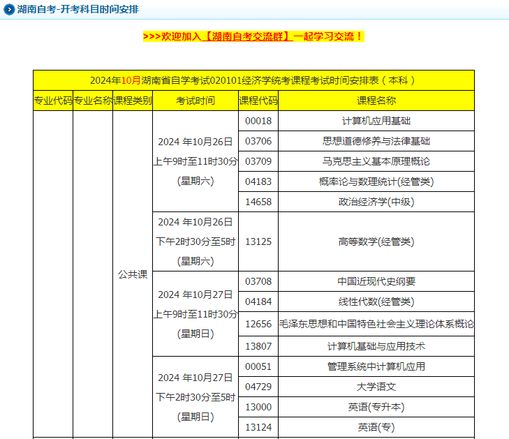 2024新版湖南邵阳自考专业计划主考院校和新旧课程替代计划已更新！(图2)