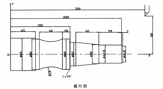 全国2009年10月高等教育自学考试数控技术及应用(图2) 全国2009年10月高等教育自学考试数控技术及应用(图2)