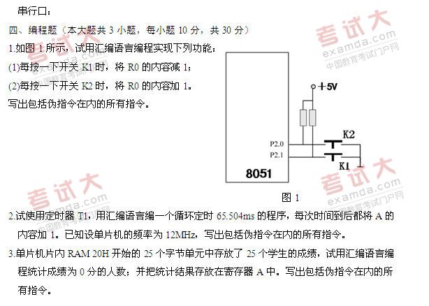 全国2011年1月高等教育自学考试工程力学(一)试(图9) 全国2011年1月高等教育自学考试工程力学(一)试(图9)