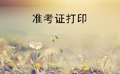 2019年下半年株洲自考准考证打印时间及方法(图1)